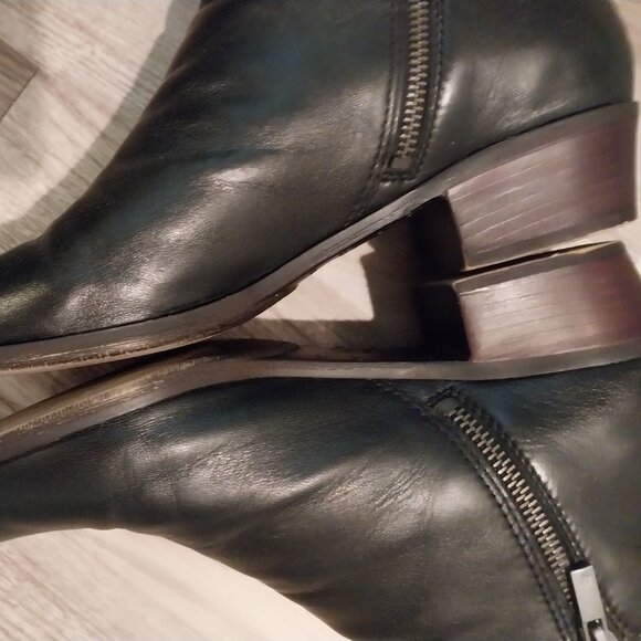 💗Lucky Brand Ankle Boots, Booties, 10, Black Leather "Basal" EXC💗 - Picture 5 of 6